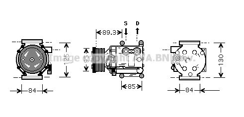 AVA QUALITY COOLING Kompresors, Gaisa kond. sistēma FDK402